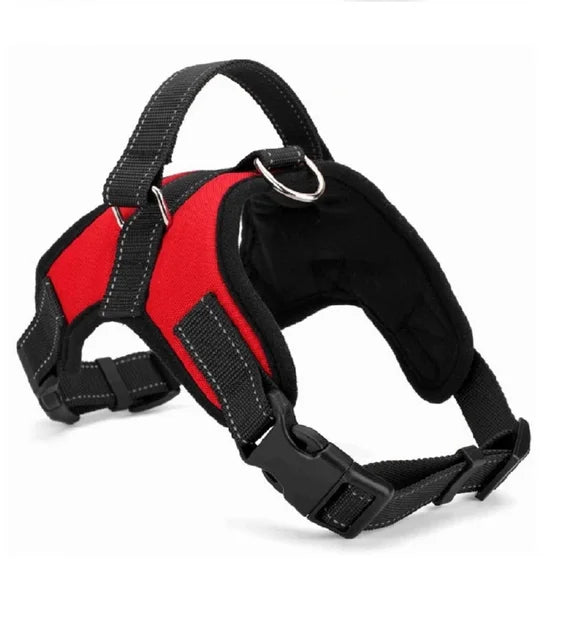 Nylon Heavy Duty Dog Pet Harness Collar  Padded Extra Big Large Medium Small Dog Harnesses vest Husky Dogs Supplies